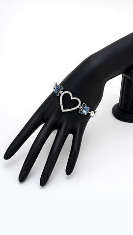 Swarovski Crystal Heart Bracelet