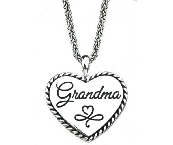 Grandma Heart Pendant Necklace