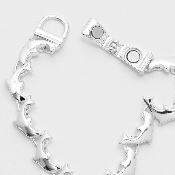 Silver Dolphin Bracelet