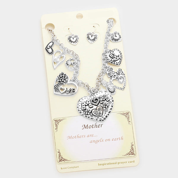 Mother's Prayer Necklace Set