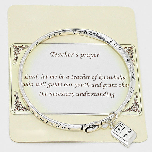Teacher's Prayer Bracelet