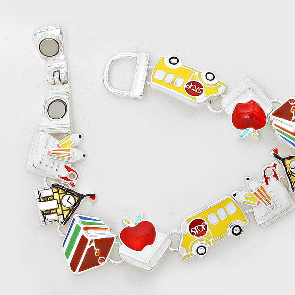 School Teacher Enamel Bracelet