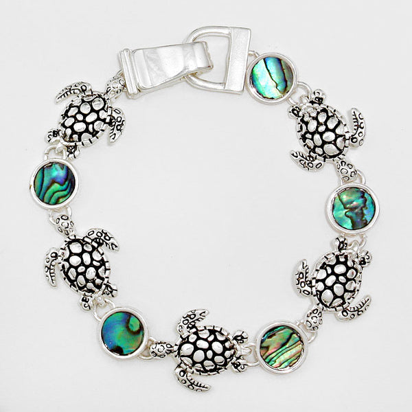 Abalone Turtle Bracelet