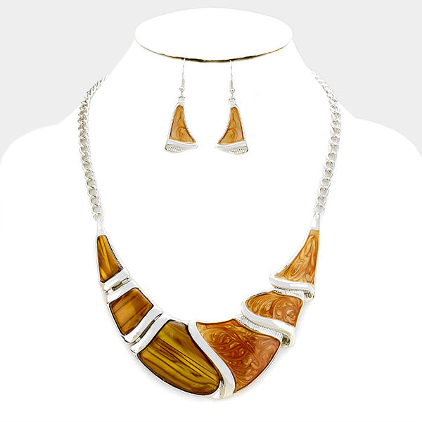 Crescent hot sale bar necklace