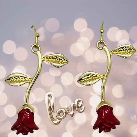 Rose Earrings